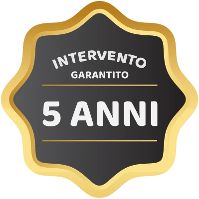 intervento garantito 5anni